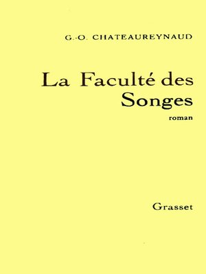 cover image of La faculté des songes